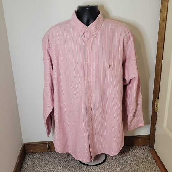 Ralph Lauren Men's Classic Casual Button Down - Size (18) - Excellent Condition - Picture 1 of 6